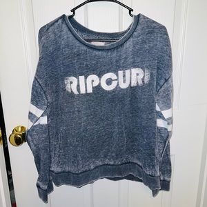 RIPCURL. Size SMALL. Blue/White Sweatshirt.